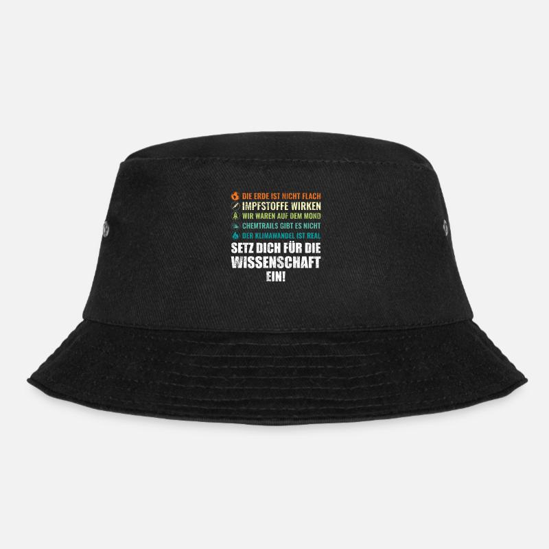 Klimawandel Wissenschaft Umweltschutz Klima - Bucket Hat - Schwarz