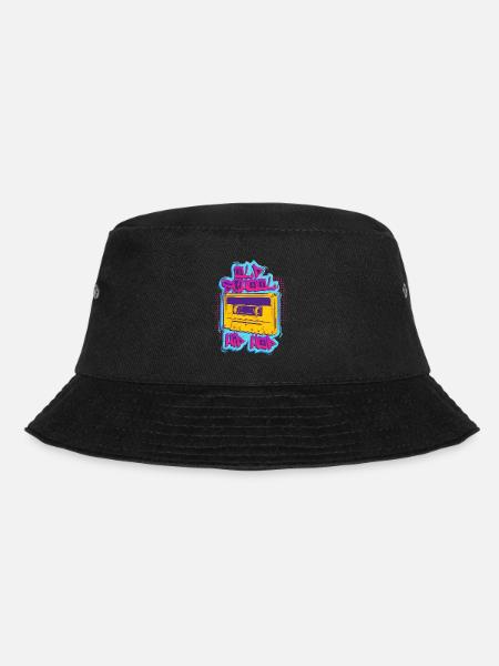 Old School Hip Hop Rap Musik Rap 90er Musik - Bucket Hat - Schwarz