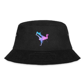 Street Art Breakdancer Modern Abstract Art - Bucket Hat - black - Front - Lela (165cm)