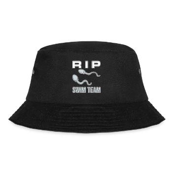 Funny Vasectomy RIP Swimming Team Surgery Humor - Bucket Hat - black - Front - Lela (165cm)