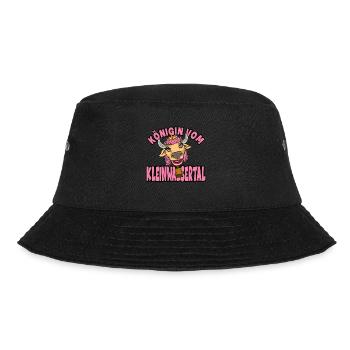 Königin vom Kleinwalsertal - Bucket Hat - Schwarz - Vorne - Lela (165cm)