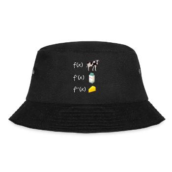 Derivative Function Mathematics Teacher Derivation - Bucket Hat - black - Front - Lela (165cm)