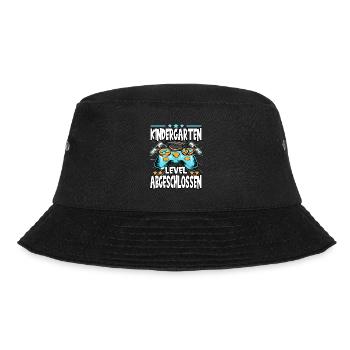 Kindergarten Kindergartenkinder Hort Kind Kita - Bucket Hat - Schwarz - Vorne - Lela (165cm)