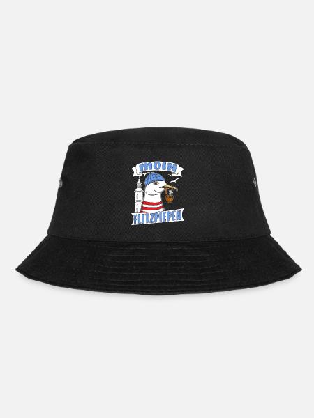 MÖWE MOIN FLITZPIEPEN - Bucket Hat - Schwarz
