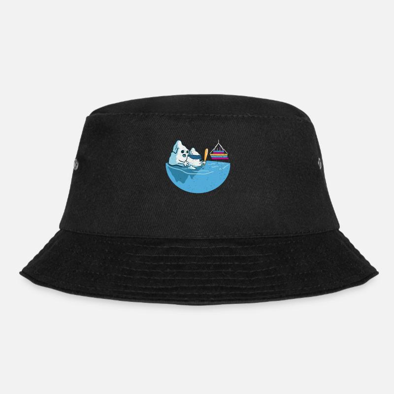 Schiff Eisberg spielen Pinata Spanische Party - Bucket Hat - Schwarz