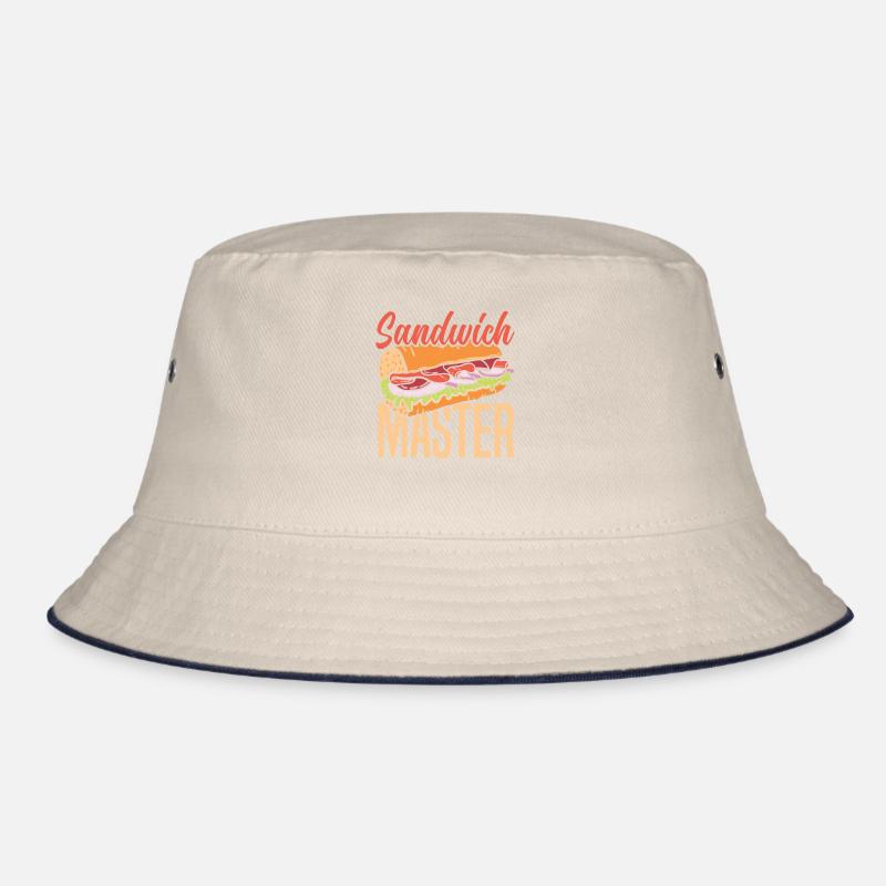 Toast Bread Sandwich Master Funny Sandwich Bucket Hat