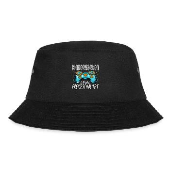 Kindergarten Kindergartenkind Kita Kind Lustig - Bucket Hat - Schwarz - Vorne - Lela (165cm)