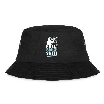 Clay Pigeon Shooting Skeet Shooting Shooting - Bucket Hat - black - Front - Lela (165cm)