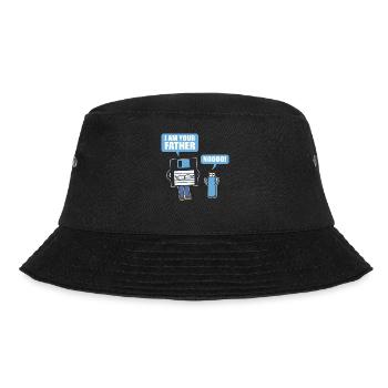 Ich bin dein Vater | NOOOOOOO Computer Scientist - Bucket Hat - Schwarz - Vorne - Lela (165cm)