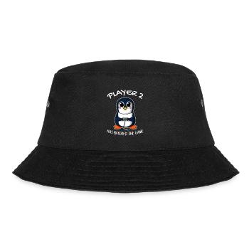 Second Baby Player 2 Baby Penguin Pregnant - Bucket Hat - black - Front - Lela (165cm)