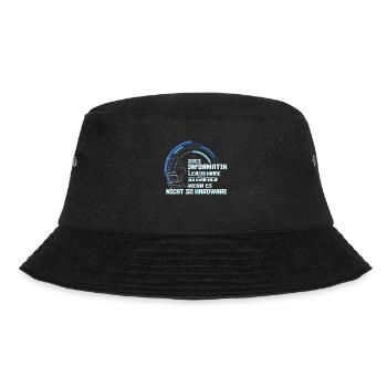 Das Informatiker Leben Informatiker Humor - Bucket Hat - Schwarz - Vorne - Lela (165cm)