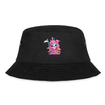 Kawaii Grim Reaper Skull Pastel Goth Cute Creepy D - Bucket Hat - black - Front - Lela (165cm)