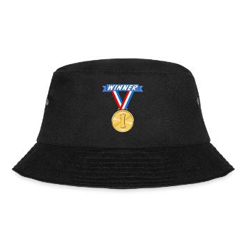 MEDAILLE WINNER - Bucket Hat - Schwarz - Vorne - Lela (165cm)