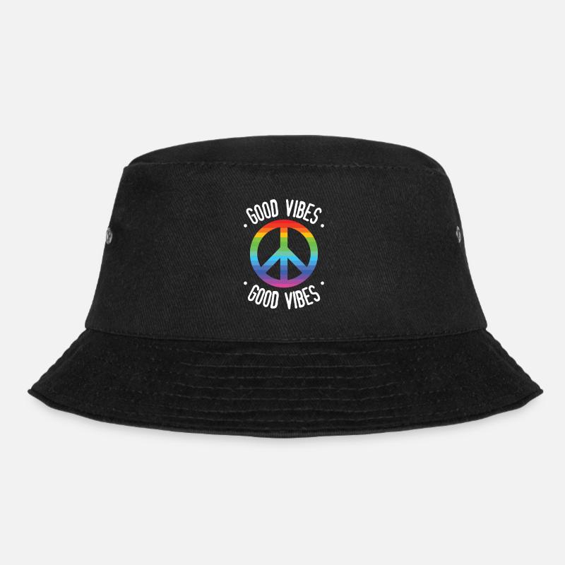 Good Vibes - Bucket Hat - black