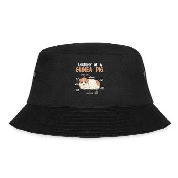 Anatomy of a guinea pig rodent - Bucket Hat - black - Front - Lela (165cm)
