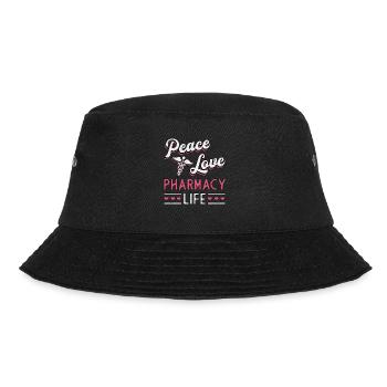 Pharmacy Technician Pharmacy Technician Gift - Bucket Hat - black - Front - Lela (165cm)