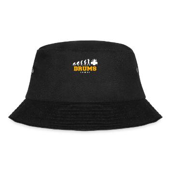 DRUMS - Bucket Hat - Schwarz - Vorne - Lela (165cm)