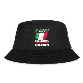 Italian Flag - Bucket Hat - black - Front - Lela (165cm)