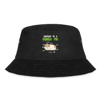 Anatomy of a guinea pig Guinea pig - Bucket Hat - black - Front - Lela (165cm)