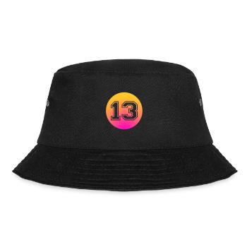 Retro 13th Birthday Thirteen Years Old Gift - Bucket Hat - black - Front - Lela (165cm)