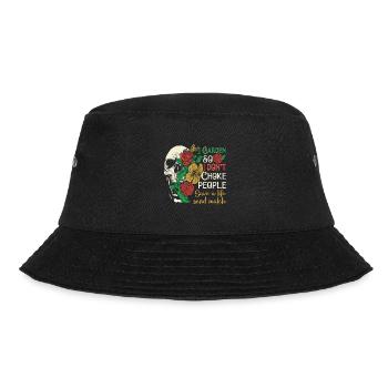Gardening I Garden So I Don't Choke People - Bucket Hat - black - Front - Lela (165cm)