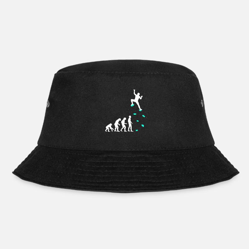 Climbing Evolution Climbing Handles Climbing Wall - Bucket Hat - black