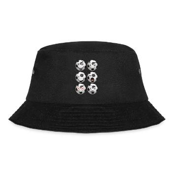 Football / Soccer Comic Faces - Bucket Hat - black - Front - Lela (165cm)