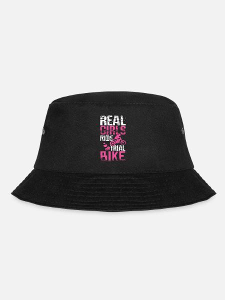 Girls ride trial bike - Bucket Hat - black
