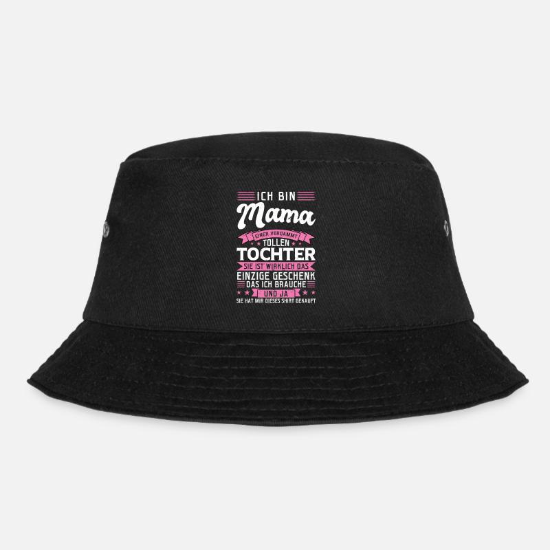 Mama Tochter Mutter Geschenk - Bucket Hat - Schwarz