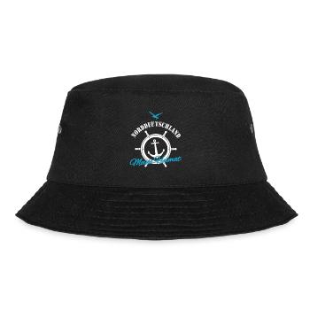 Norddeutschland meine Heimat Nordsee Ostsee Deko - Bucket Hat - Schwarz - Vorne - Lela (165cm)