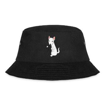 Bull Terrier Lovers Dogs Dear Bull Terrier - Bucket Hat - black - Front - Lela (165cm)