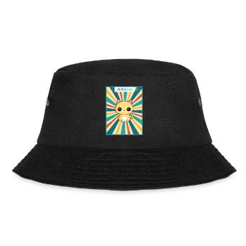 kawaii neko japanisch - Bucket Hat - Schwarz - Vorne - Lela (165cm)