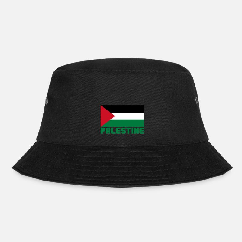 Palästina - Bucket Hat - Schwarz