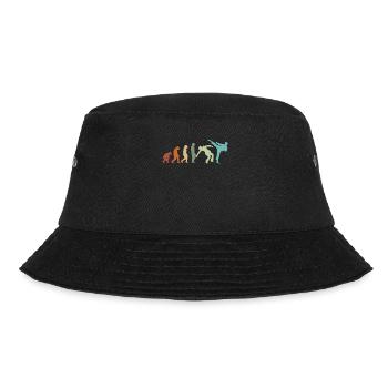 Karate Taekwondo Aikido Ju-Jutsu Kung-Fu Evolution - Bucket Hat - Schwarz - Vorne - Lela (165cm)