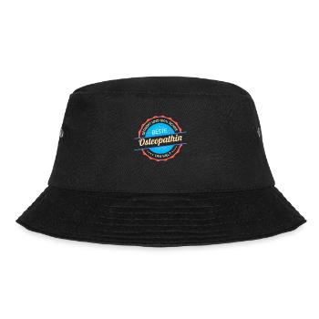Beste Osteopatin der Welt Homöopathin - Bucket Hat - Schwarz - Vorne - Lela (165cm)