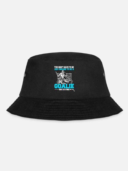 Eishockey Goalie - Bucket Hat - Schwarz