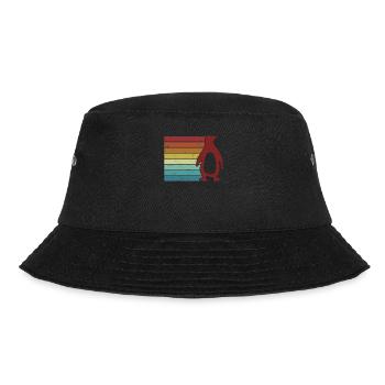 Emperor Sea Bird King Penguin Lover Penguin - Bucket Hat - black - Front - Lela (165cm)