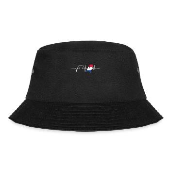 Pays-Bas Herzschlag Flagge Vintage Pays-Bas - Bob - noir - Devant - Lela (165cm)