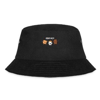 Gruppe Umarmung Camping Smores Liebe Smores - Bucket Hat - Schwarz - Vorne - Lela (165cm)
