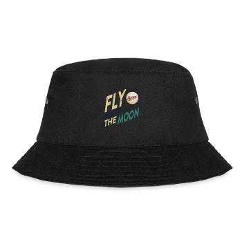 fly me to the moon - Bucket Hat - Schwarz - Vorne - Lela (165cm)