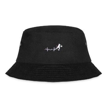 Pickleball Herzschlag Pickleball Spieler - Bucket Hat - Schwarz - Vorne - Lela (165cm)