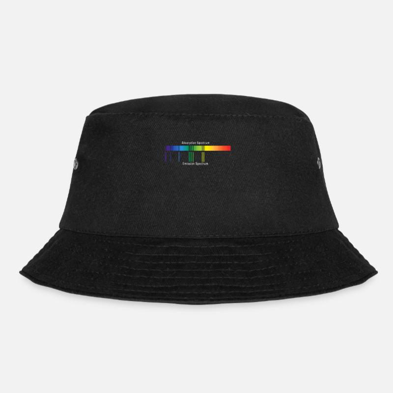 Absorptionsspektrum und Emissionsspektrum - Bucket Hat - Schwarz
