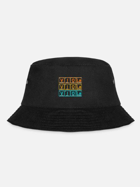 Viola - periodensystem - Bucket Hat - Schwarz