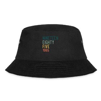 Vintage 1985 85 Birthday Retro Vintage Gift - Bucket Hat - black - Front - Lela (165cm)