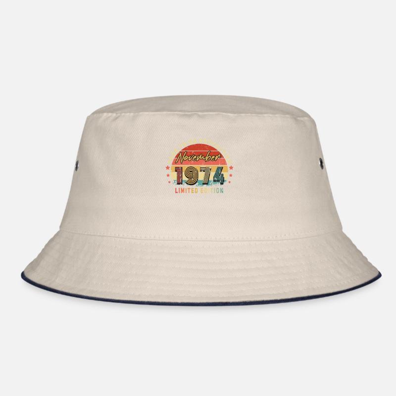 November 1974 Limitiert Geschenkidee Bucket Hat