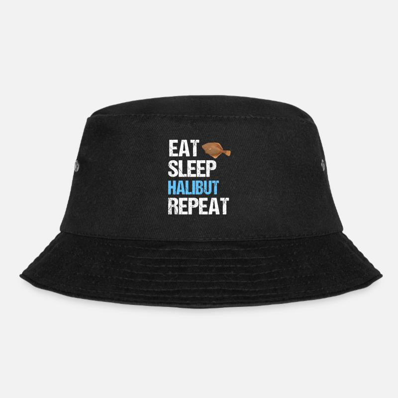 Heilbutt - Bucket Hat - Schwarz