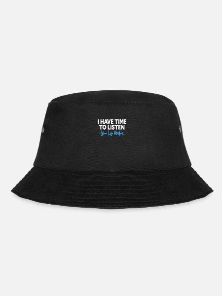 Psychische Gesundheit Mental Health Geschenk - Bucket Hat - Schwarz