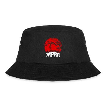 Ich muss gar nichts ich muss nur nach Japan - Bucket Hat - Schwarz - Vorne - Lela (165cm)