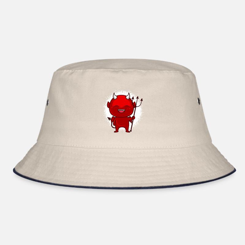 Little Devil Satan Antichrist Bucket Hat