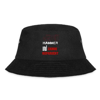 Wird mit hammer und zange repariert Ural Beiwagen - Bucket Hat - Schwarz - Vorne - Lela (165cm)
